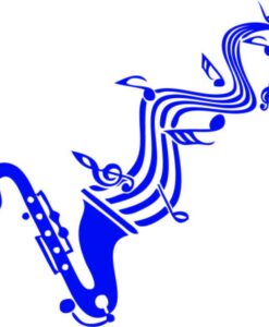 Vinilo Decorativo Saxofón
