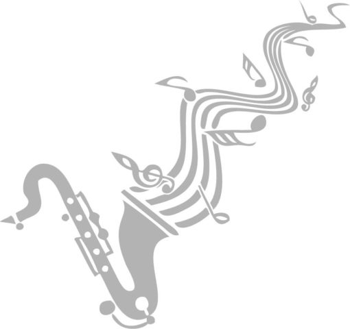 Vinilo Decorativo Saxofón