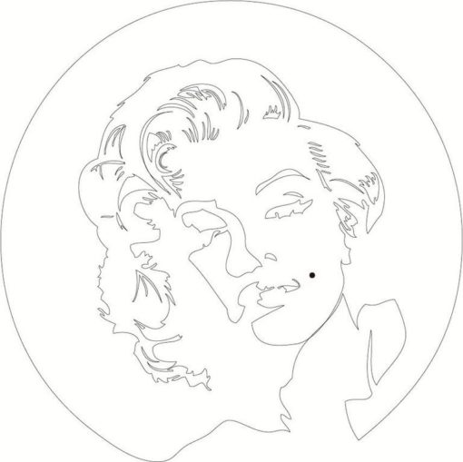 Vinilo Decorativo Rostro Marilyn