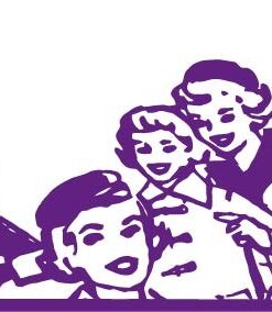 Vinilo Decorativo Mujeres años 50