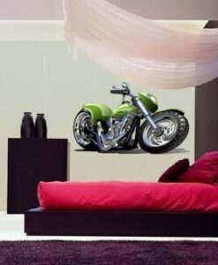 Vinilo color Moto Verde