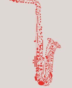 Vinilo Decorativo Saxofón2