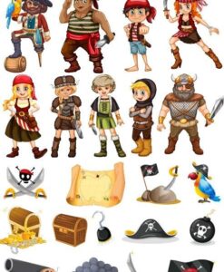 Vinilo Infantil Stiker Piratas2