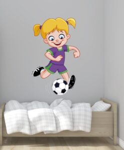 Vinilo Chica Futbolista